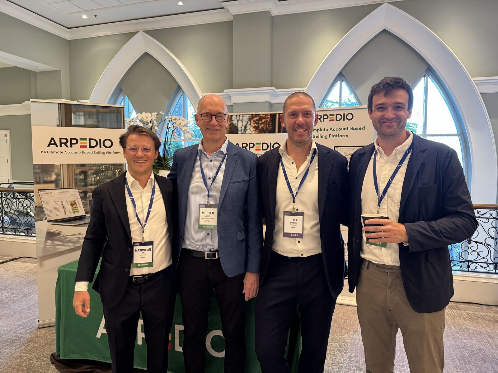 ARPEDIO team and booth at the SAMA Annual Conference 2025